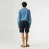 Pepe Jeans Pantalón Corto Relaxed Lino Azul Marino Dulwich Blue Hombre