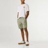 Pepe Jeans Pantalón Corto Relaxed Lino Verde Claro Palm Green Hombre