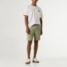 Pepe Jeans Pantalón Corto Relaxed Lino Verde Claro Palm Green Hombre