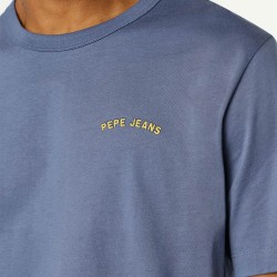 Pepe Jeans Camiseta Sion Tee Azul Washed Navy Blue Hombre