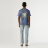 Pepe Jeans Camiseta Sion Tee Azul Washed Navy Blue Hombre
