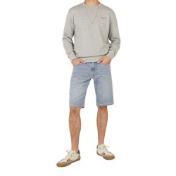 Pepe Jeans Pantalón Corto Track Slim Azul Claro Denim Hombre