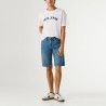 Pepe Jeans Pantalón Corto Slim Gymdigo Track Azul Oscuro Denim Hombre