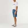 Pepe Jeans Pantalón Corto Slim Gymdigo Track Azul Oscuro Denim Hombre