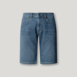 Pepe Jeans Pantalón Corto Slim Gymdigo Track Azul Oscuro Denim Hombre
