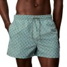 Calvin Klein Bañador Drawstring Coverde Verde Icon Cotton Emblem Sea Spray Hombre