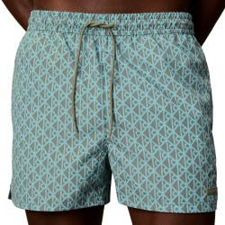 Calvin Klein Bañador Drawstring Coverde Verde Icon Cotton Emblem Sea Spray Hombre