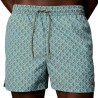Calvin Klein Bañador Drawstring Coverde Verde Icon Cotton Emblem Sea Spray Hombre