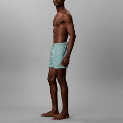 Calvin Klein Bañador Drawstring Coverde Verde Icon Cotton Emblem Sea Spray Hombre
