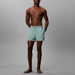 Calvin Klein Bañador Drawstring Coverde Verde Icon Cotton Emblem Sea Spray Hombre