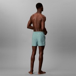 Calvin Klein Bañador Drawstring Coverde Verde Icon Cotton Emblem Sea Spray Hombre