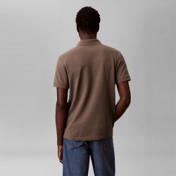 Calvin Klein Polo Canale Marrón Warm Oak Hombre