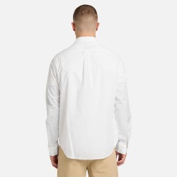 Timberland Camisa Long Sleeve Stretch Blanco Pop White Hombre