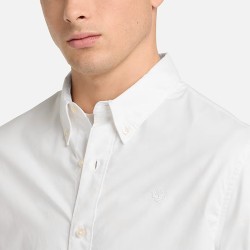 Timberland Camisa Long Sleeve Stretch Blanco Pop White Hombre