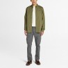 Timberland Camisa Long Sleeve Stretch Verde Pop Mdgry Hombre