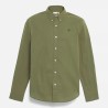 Timberland Camisa Long Sleeve Stretch Verde Pop Mdgry Hombre