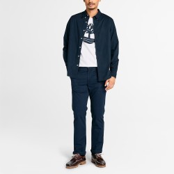 Timberland Camisa Long Sleeve Stretch Azul Marino Pop Navy Hombre