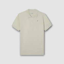 Silbon Polo Clasico Liso Verde Claro Hombre