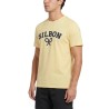 Silbon Camiseta Raqueta Media Amarillo Hombre