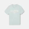 Silbon Camiseta Raqueta Media Azul Aguamarina Hombre