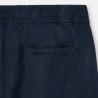 Silbon Pantalón Sport Jogger Lino Azul Oscuro Navy Hombre