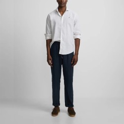 Silbon Pantalón Sport Jogger Lino Azul Oscuro Navy Hombre