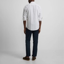 Silbon Pantalón Sport Jogger Lino Azul Oscuro Navy Hombre