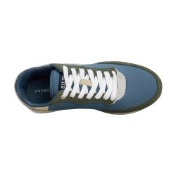 Silbon Zapatilla Running Raqueta Verde Azul Hombre