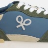 Silbon Zapatilla Running Raqueta Verde Azul Hombre