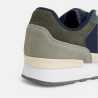 Silbon Zapatilla Running Style Verde Azul Marino Hombre