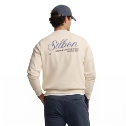 Silbon Sudadera Creative Dept Blanco Crema Hombre