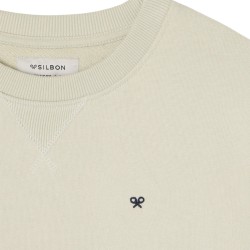 Silbon Sudadera Silbon Minilogo Verde Claro Hombre