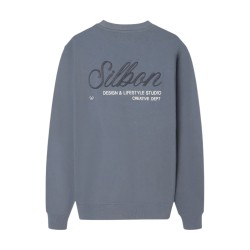 Silbon Sudadera Creative Dept Azul Grisaceo Indigo Hombre