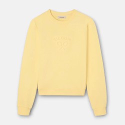 Silbon Sudadera Clasico Amarillo Mujer