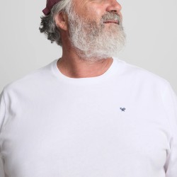 Silbon Camiseta Minilogo Blanco Hombre