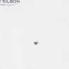 Silbon Camiseta Minilogo Blanco Hombre