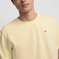 Silbon Camiseta Minilogo Amarillo Hombre
