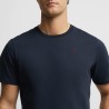 Silbon Camiseta Minilogo Azul Marino Hombre