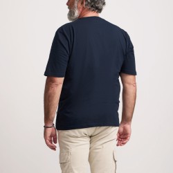 Silbon Camiseta Minilogo Azul Marino Hombre