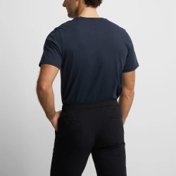 Silbon Camiseta Minilogo Azul Marino Hombre