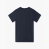 Silbon Camiseta Minilogo Azul Marino Hombre