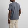 Silbon Camiseta Minilogo Azul Grisaceo Medio Hombre