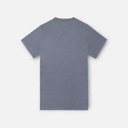 Silbon Camiseta Minilogo Azul Grisaceo Medio Hombre