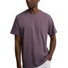 Silbon Camiseta Minilogo Morado Burdeos Hombre