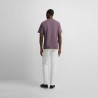 Silbon Camiseta Minilogo Morado Burdeos Hombre