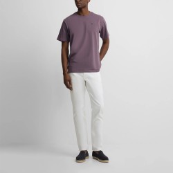 Silbon Camiseta Minilogo Morado Burdeos Hombre
