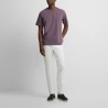 Silbon Camiseta Minilogo Morado Burdeos Hombre