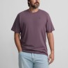 Silbon Camiseta Minilogo Morado Burdeos Hombre
