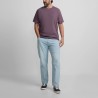 Silbon Camiseta Minilogo Morado Burdeos Hombre