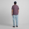 Silbon Camiseta Minilogo Morado Burdeos Hombre